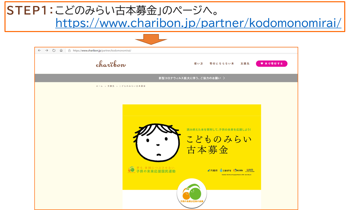こどものみらい古本募金 こどものみらい古本募金